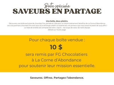 Boîte spéciale et livret de saveurs