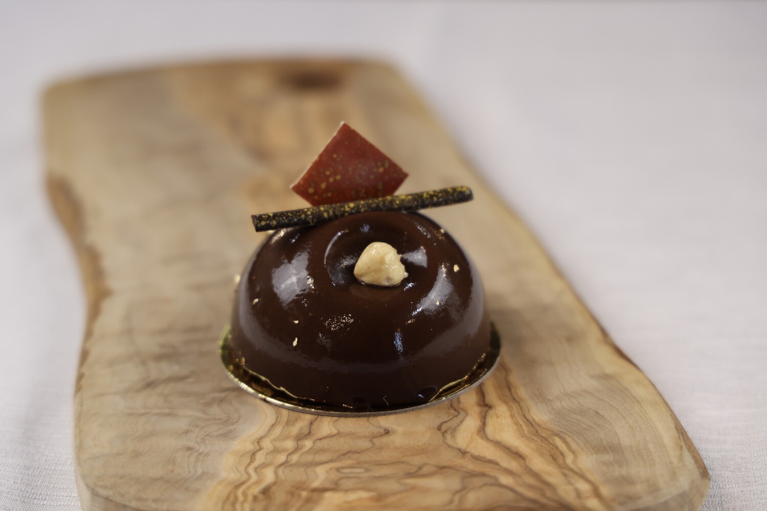 Dôme choco/praliné/citron Individuel