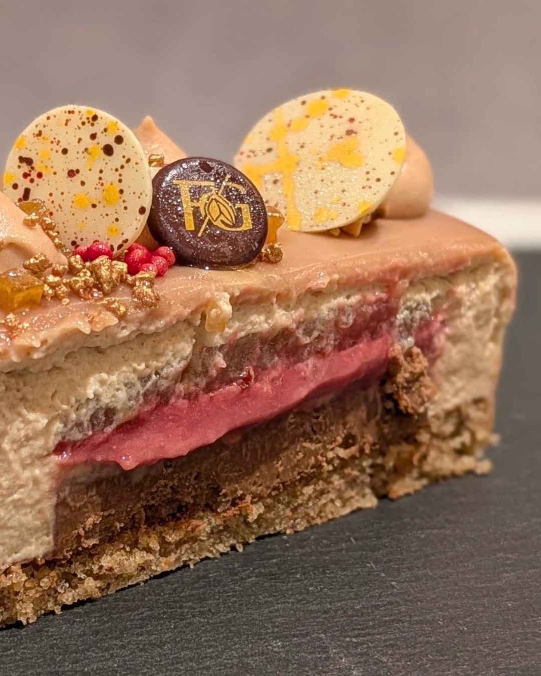 Praliné Citron-Framboise 8''