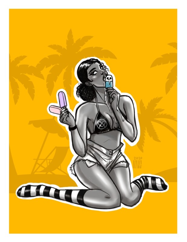 Fan of all Flavors Art Print