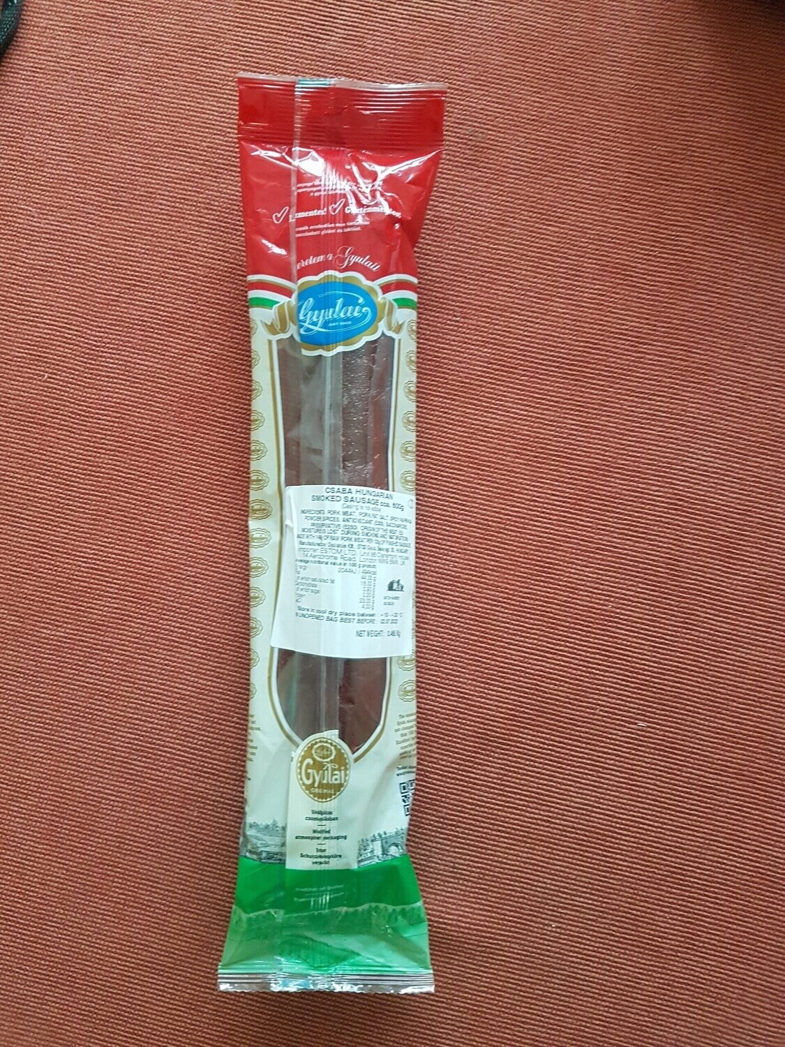 CSABA Paprika Sausage, c. 450g