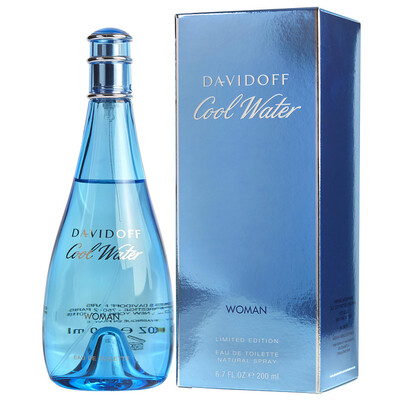 Cool water for women by Davidoff 100ml EDT 