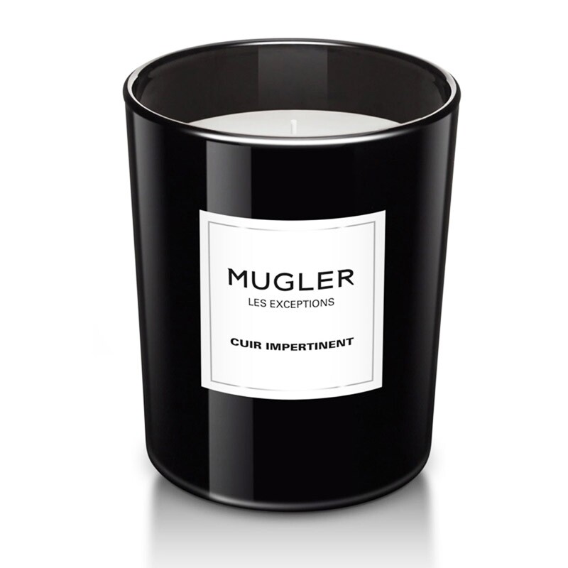 Mugler Les Exceptions Cuir Impertinent Scented Candle 180 Gram