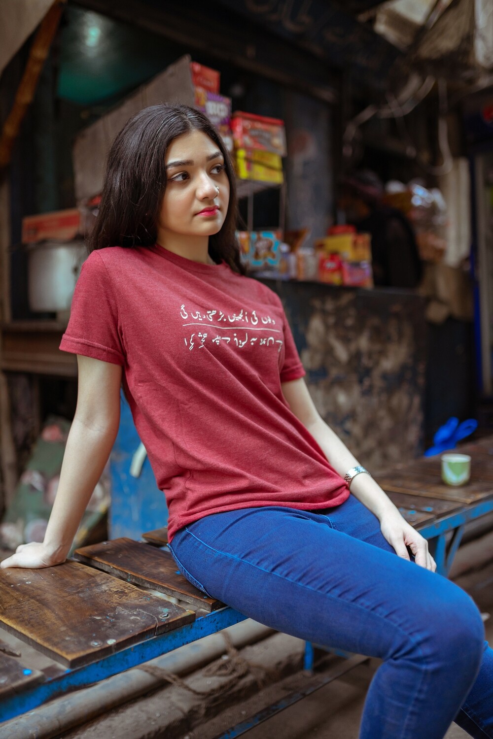 CRIMSON RED - T SHIRT
