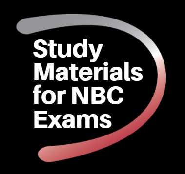 Study Materials for NBC Exams