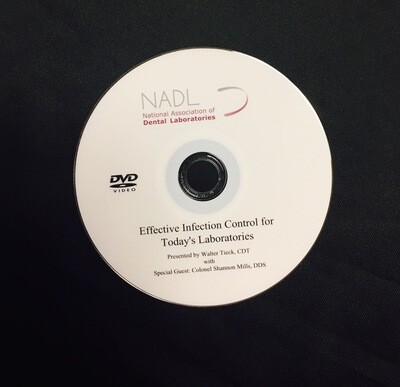 Effective Infection Control in Today's Dental Laboratory - DVD & Quiz
