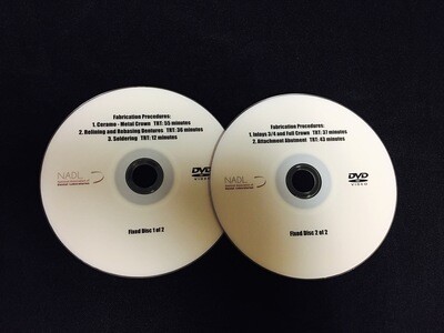 Fabrication Procedures DVD - Fixed Prosthodontics