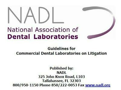 NADL Legal Guidelines for Commercial Dental Laboratories