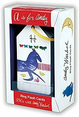 ABCs with Andy Warhol Flash Cards Ring