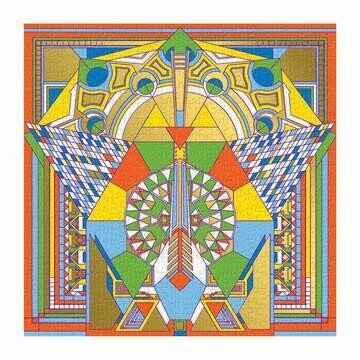 Frank Lloyd Wright, Imperial Hotel Peacock 500 Piece Puzzle