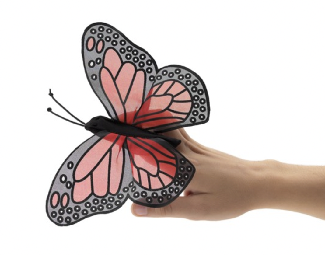 Mini Monarch Butterfly Folkmanis Finger Puppet
