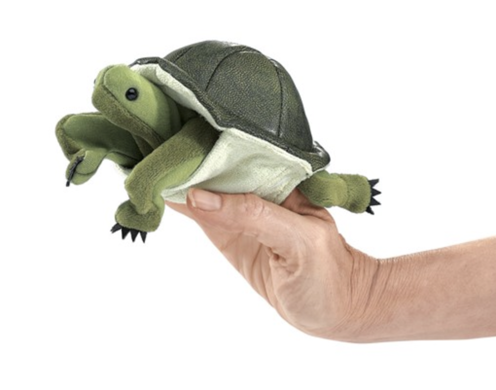 Mini Turtle Folkmanis Finger Puppet
