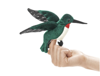 Mini Hummingbird Folkmanis Finger Puppet