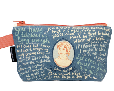 Jane Austen Pouch