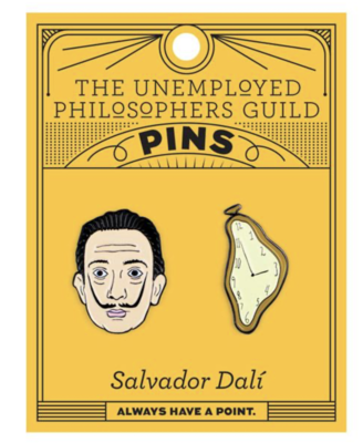Salvador Dali Melting Clock Pin Set