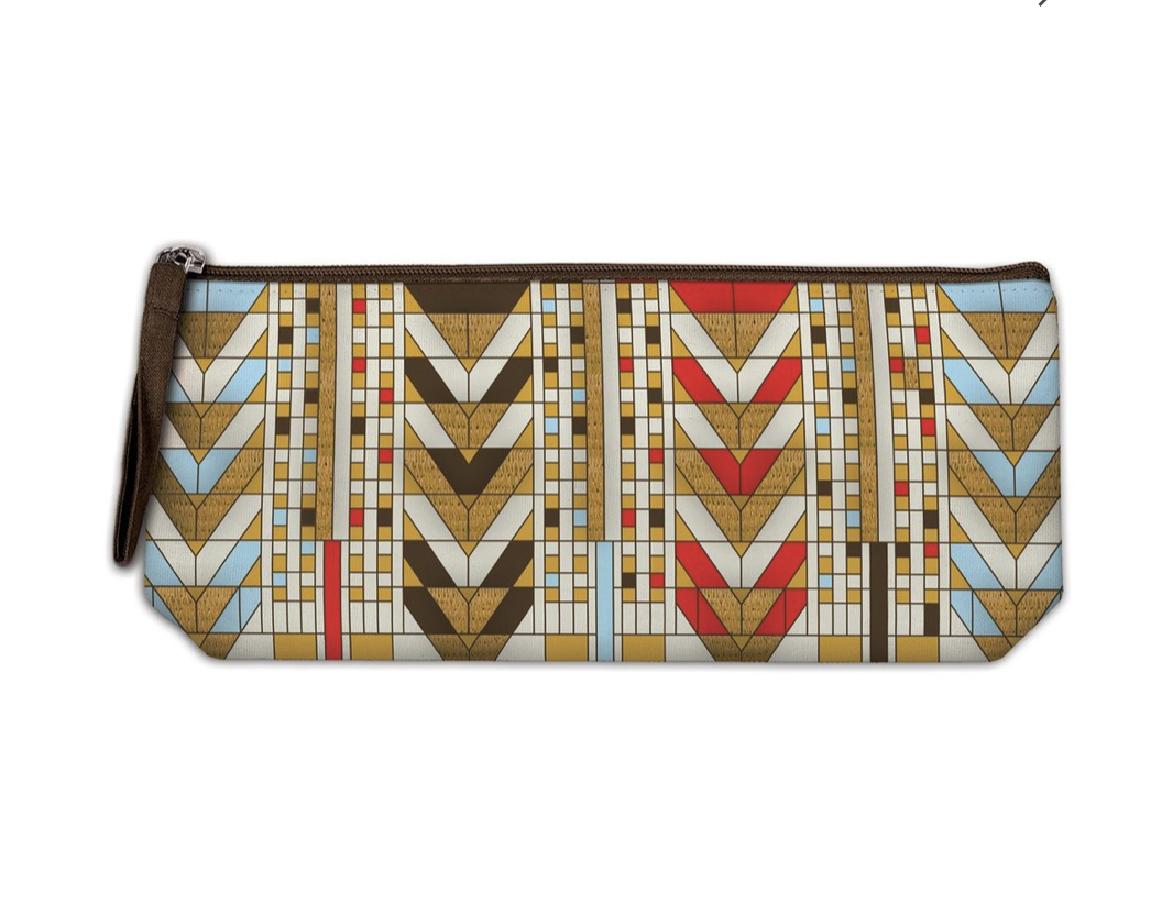 Frank Lloyd Wright, Tree of Life, Embroidered Pouch