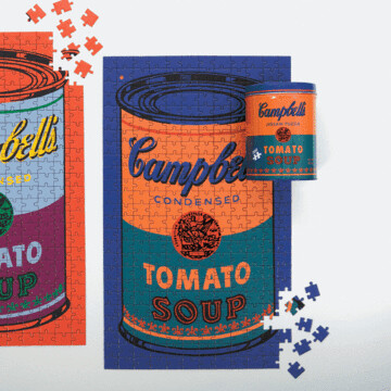 Warhol, Soup Can Orange, 300 Piece Puzzle