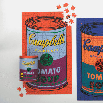 Warhol, Soup Can Red Violet, 300 Piece Puzzle