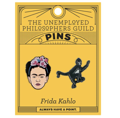 Frida Kahlo Monkey Pin Set