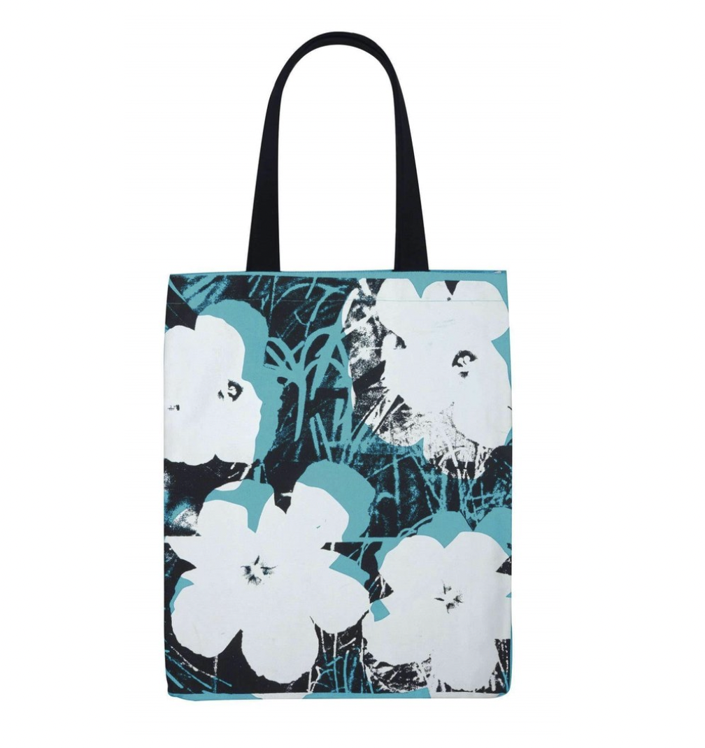 Warhol Poppies Tote Bag