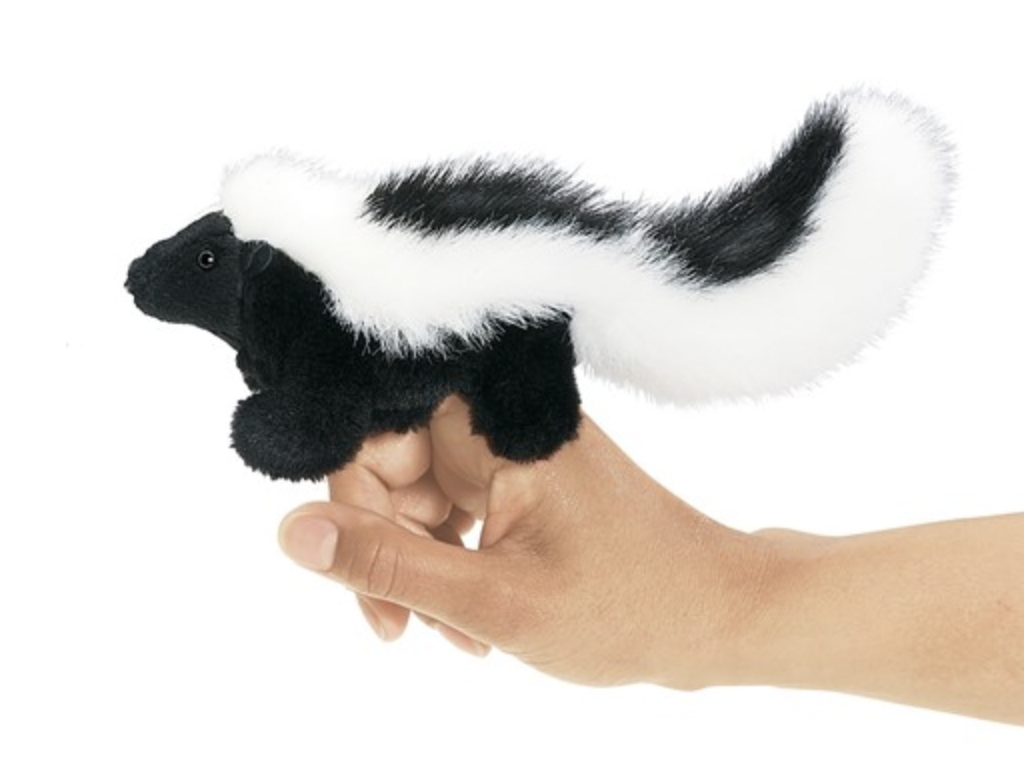 Mini Skunk Folkmanis Finger Puppet