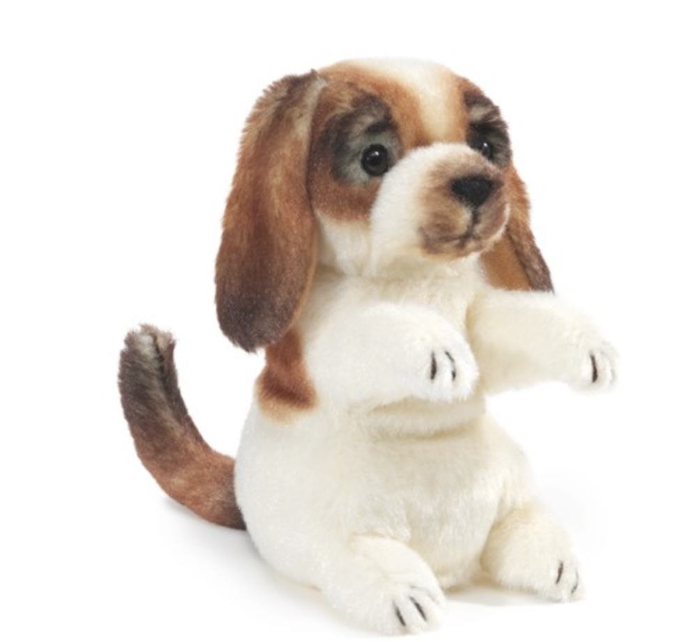 Mini Dog Folkmanis Finger Puppet