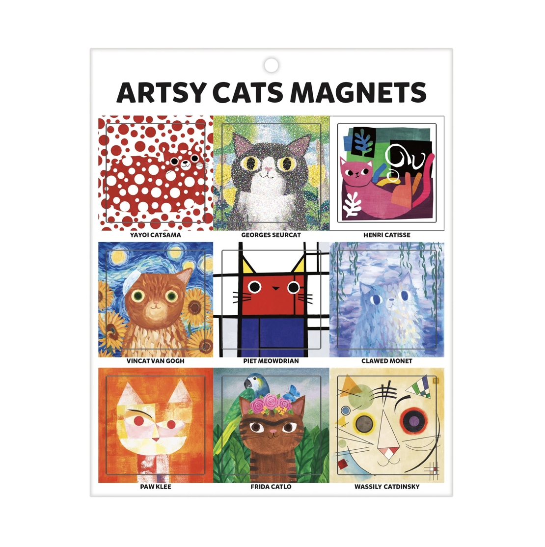 Artsy Cats Magnets