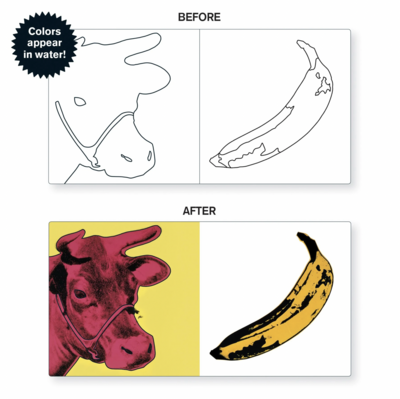 Andy Warhol Color Magic Bath Book
