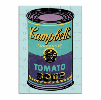 Andy Warhol Soup Can Greeting Card Puzzle