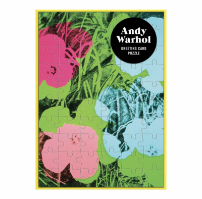 Andy Warhol, Flowers Greeting Card Puzzle