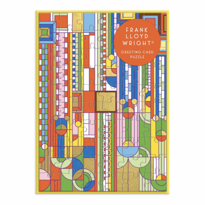Frank Lloyd Wright, "Saguaro Forms & Cactus" Greeting Card Puzzle