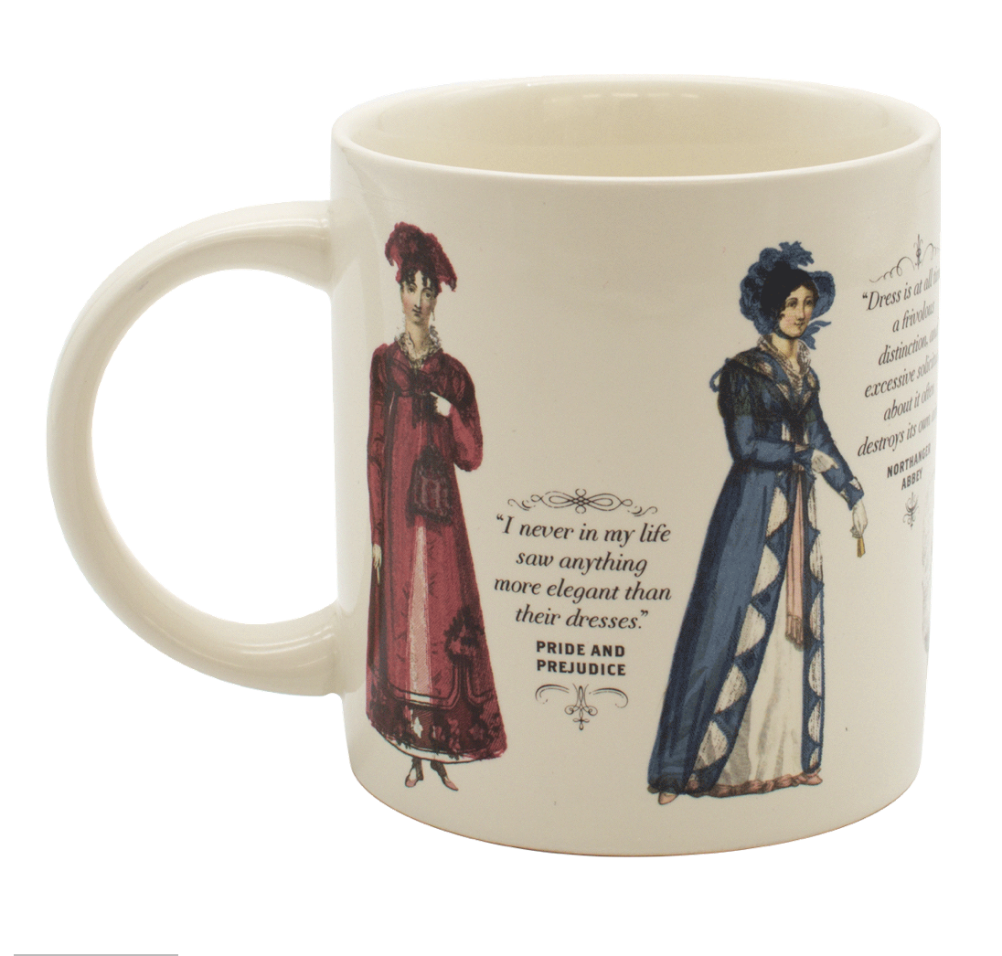 Jane Austen&#39;s Regency Finery Heat-Transforming Mug 