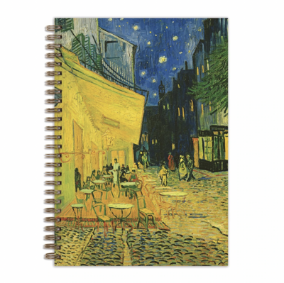 Van Gogh, Terrace, Wire-O Journal