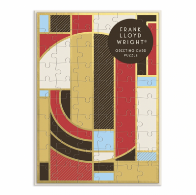 Frank Lloyd Wright, Hoffman Rug Greeting Card Puzzle