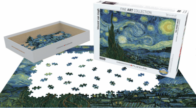 Van Gogh, Starry Night, 1000 Piece Puzzle