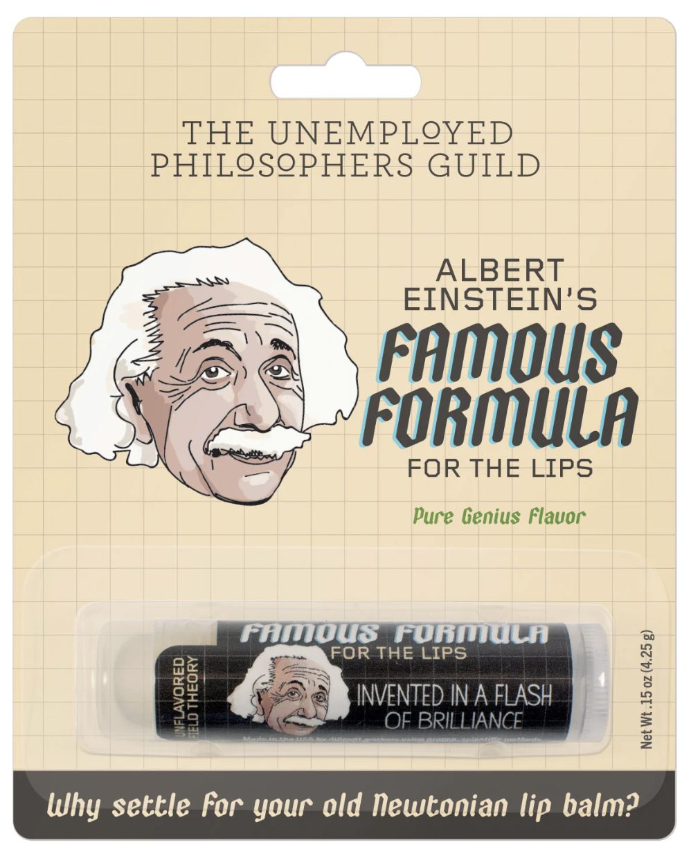Einstein's Famous Formula for the Lips Balm