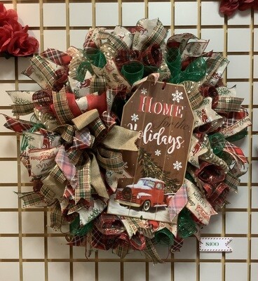 Holiday Wreath Home