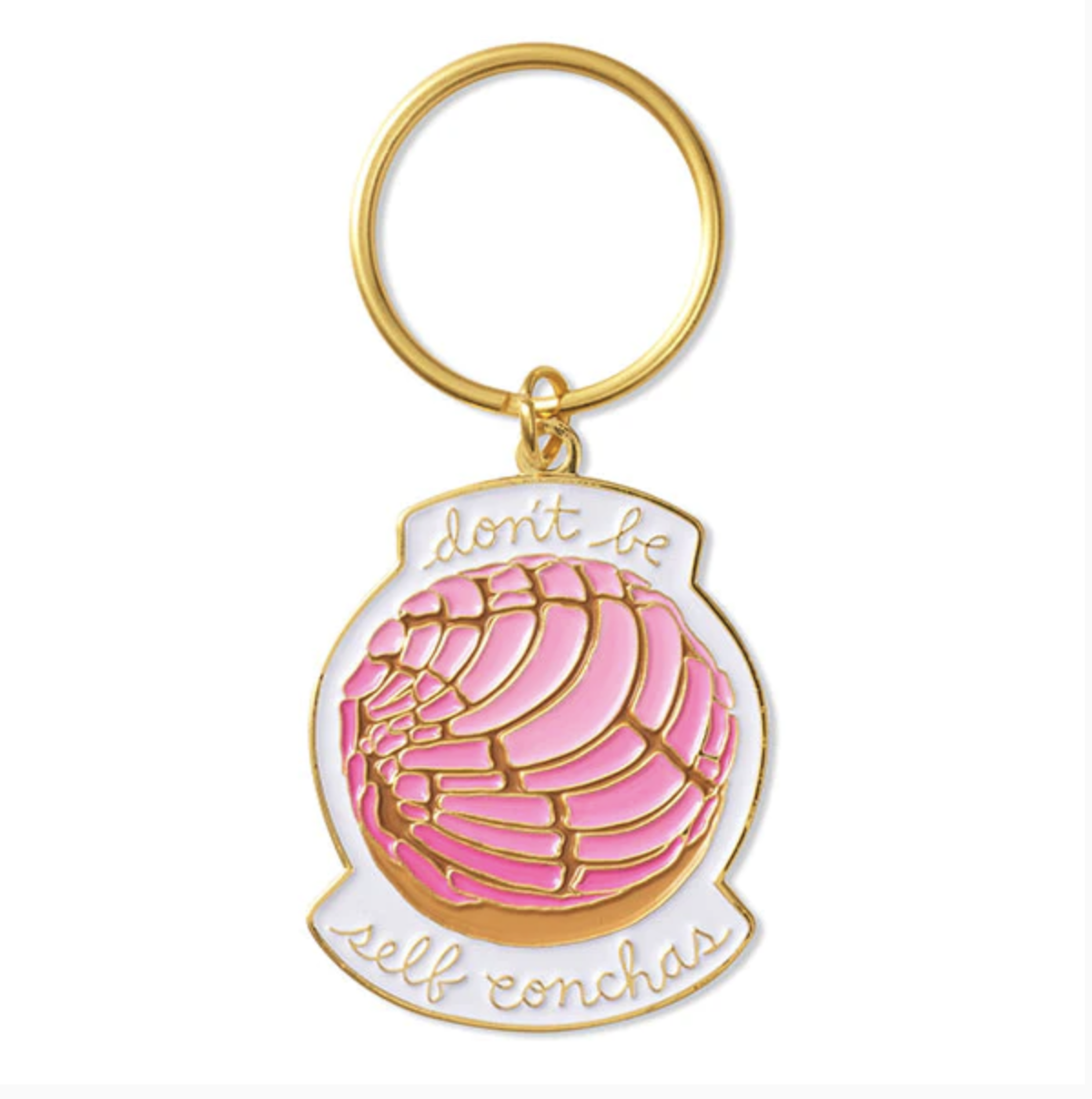 Don&#39;t Be Self Concha Keychain