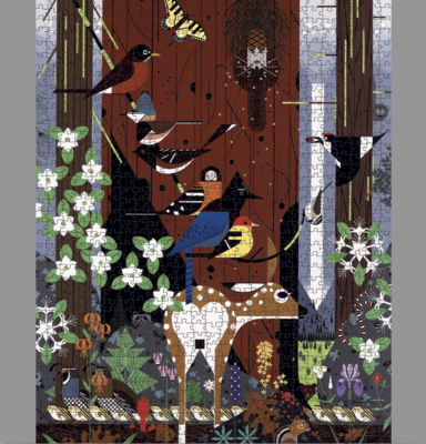 Charley Harper, The Sierra Range 1000 Piece Puzzle