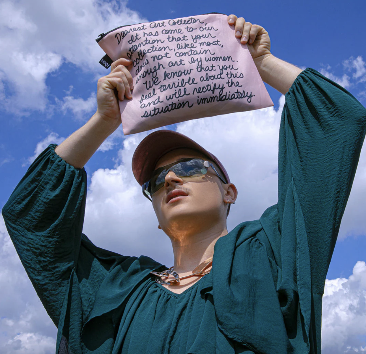 Guerrilla Girls, Dearest Art Collector (Large Zip Pouch)