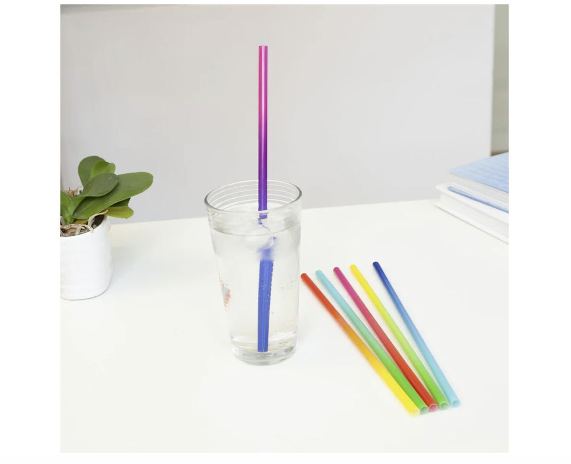 Reusable Plastic Straw, Gradient