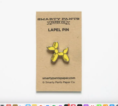 Balloon Dog Pin