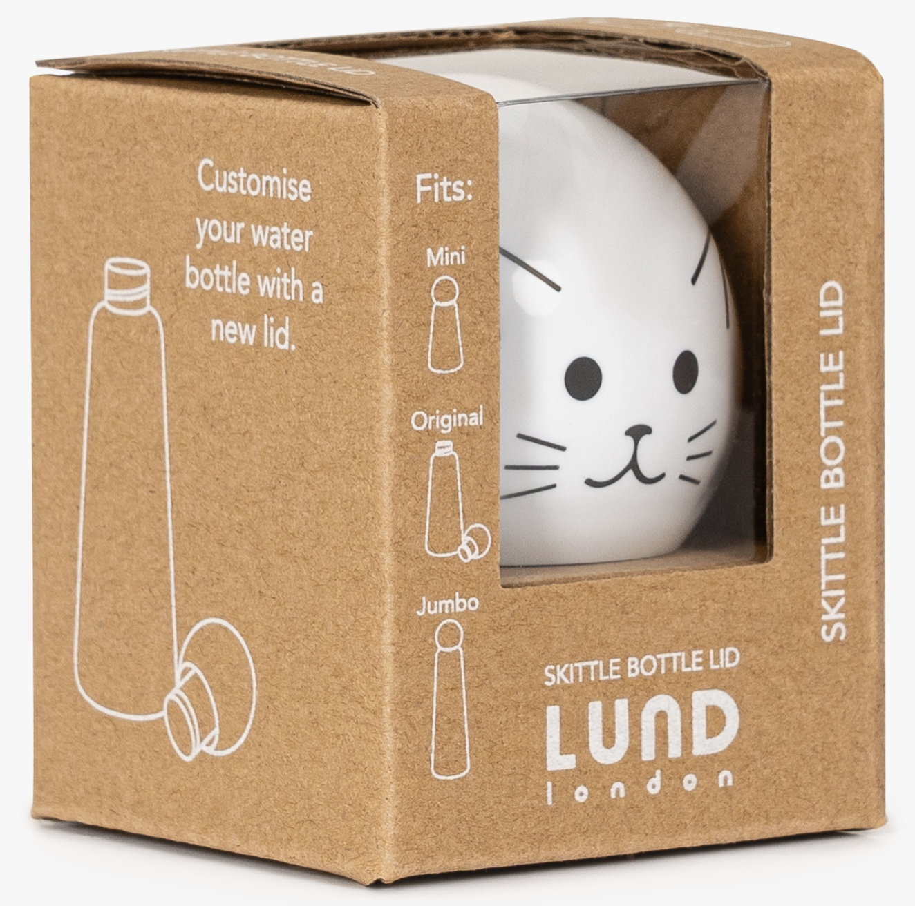 Lund London Skittle Bottle Lid, Cat