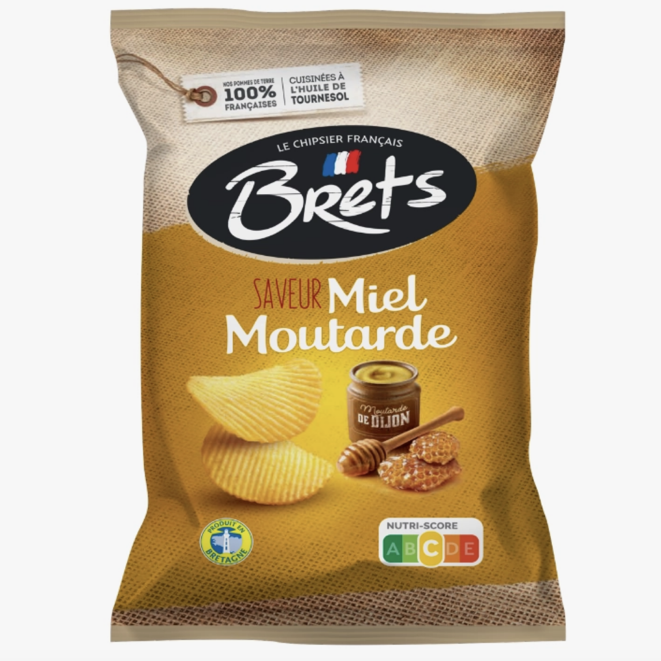 BRET&#39;S French Chips, Miel Moutarde (Honey Mustard)