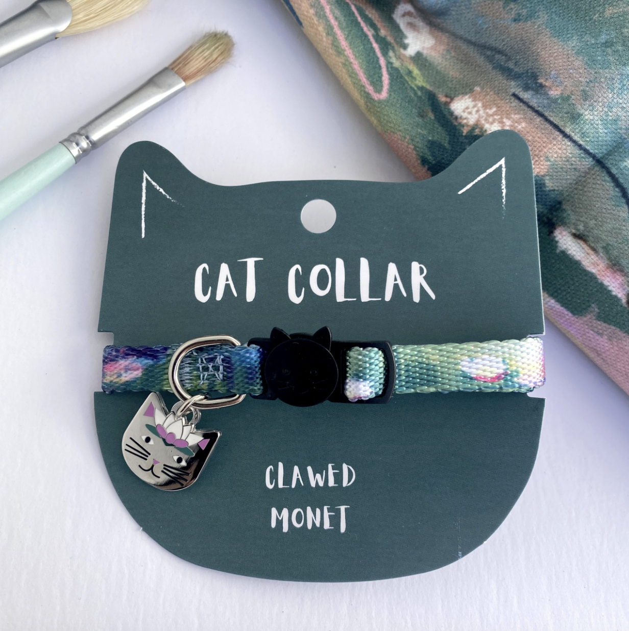 Clawed Monet Artist Cat Collar