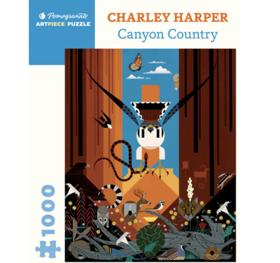 Charley Harper, Canyon Country 1,000 Piece Puzzle