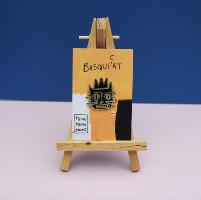 BasquiCAT Cat Artist Pin