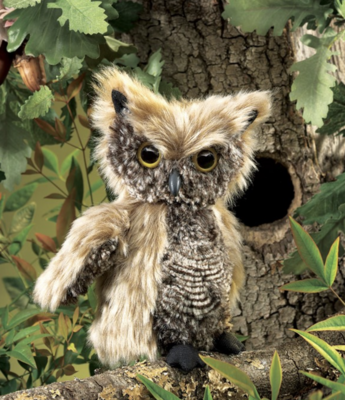 Screech Owl Folkmanis Puppet