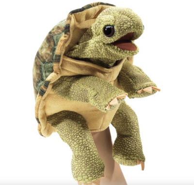 Tortoise Standing Folkmanis Puppet