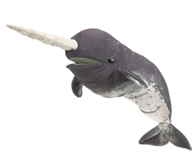 Narwhal Folkmanis Puppet